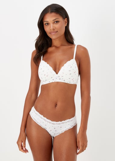 3 Pack Lace Brazilian Knickers
