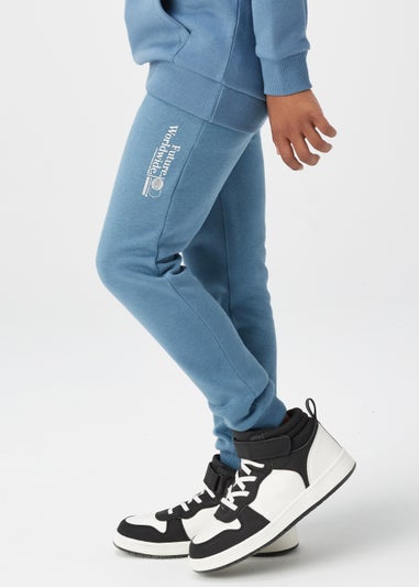 Boys Blue Future Worldwide Joggers (4-13yrs)
