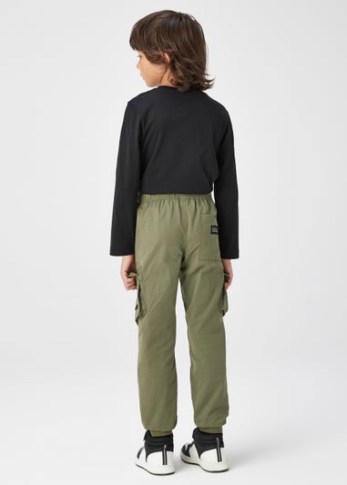 Boys Khaki Cargo Trousers (4-13yrs)