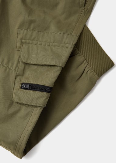 Boys Khaki Cargo Trousers (4-13yrs)