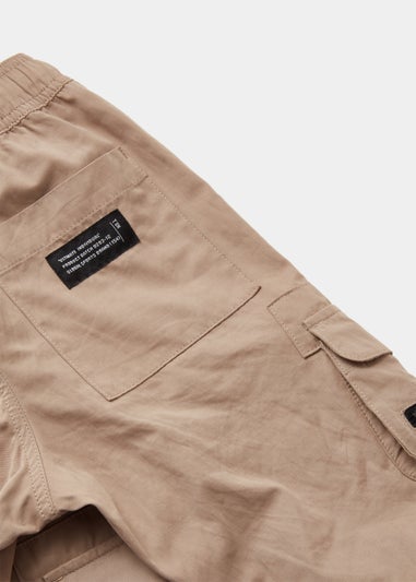 Boys Tan Cargo Trousers (4-13yrs)