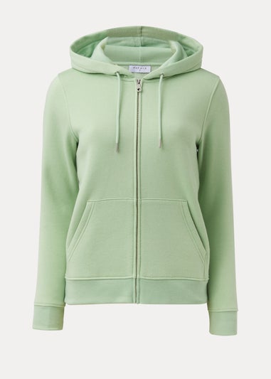 Green Zip Up Hoodie