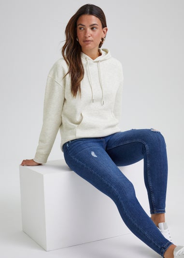 Oatmeal Essential Pull-On Hoodie