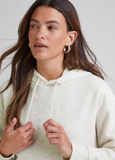 Oatmeal Essential Pull-On Hoodie