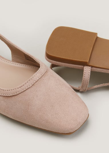 Nude Sling Sandals