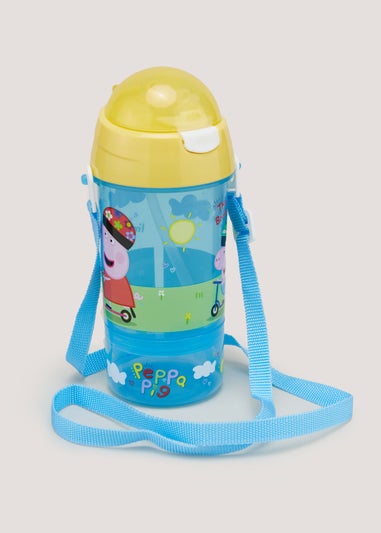 Kids Peppa Pig Sip & Snack Water Bottle (20cm x 7cm)