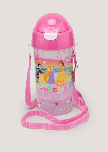 Kids Disney Princess Sip & Snack Bottle (20cm x 7cm)