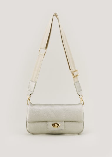 Et Vous Gold Padded Cross Body Bag