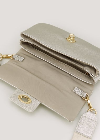 Et Vous Gold Padded Cross Body Bag