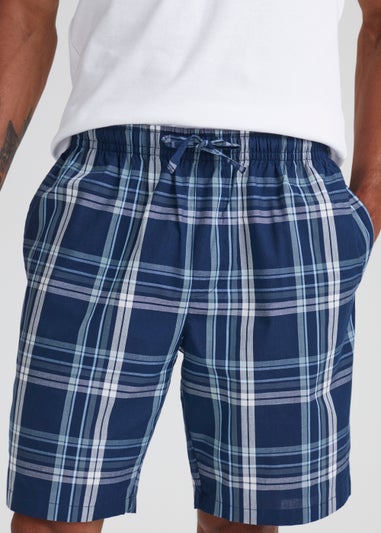 2 Pack Stripe & Check Woven Pyjama Shorts