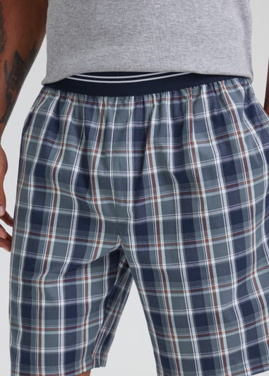 Multicoloured Check Woven Pyjama Shorts