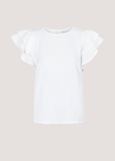 White Double Cloth Top