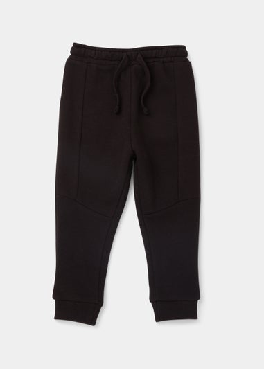 Boys Black Pique Joggers (9mths-6yrs)