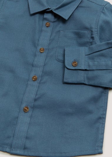 Boys Blue Shirt (9mths-6yrs)