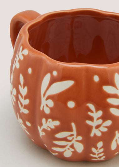 Orange Foliage Pumpkin Mug (9 x 8cm)