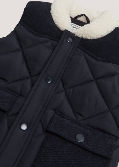 Boys Navy Smart Gilet (9mths-6yrs)