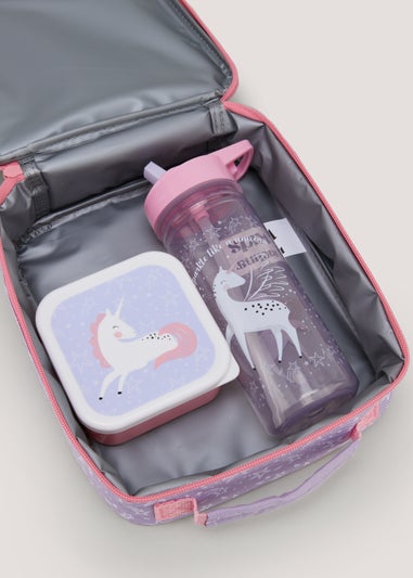 Unicorn Lunch Box Water Bottle Set With 3 Compartments Salad Container For  Lunch boy girl Kids School Supplies - AliExpress