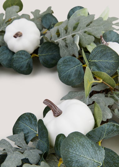 Green Pumpkin Wreath