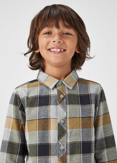 Boys Orche Check Long Sleeve Shirt (4-13yrs)