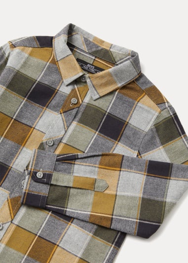 Boys Orche Check Long Sleeve Shirt (4-13yrs)
