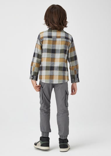 Boys Orche Check Long Sleeve Shirt (4-13yrs)