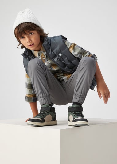 Boys Orche Check Long Sleeve Shirt (4-13yrs)