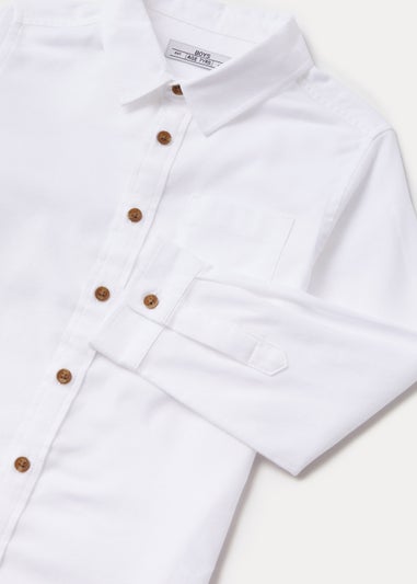 Boys White Shirt (4-13yrs)