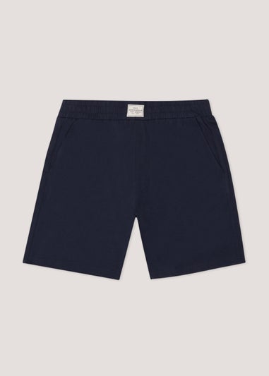 Navy Pyjama Boxer Shorts