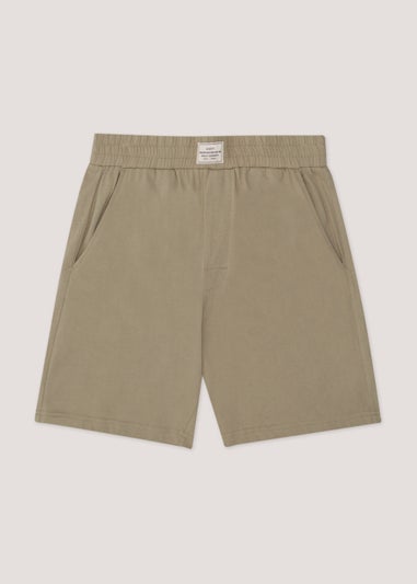 Khaki Pyjama Boxer Shorts