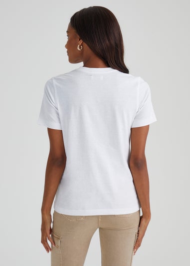 White Modern T-Shirt