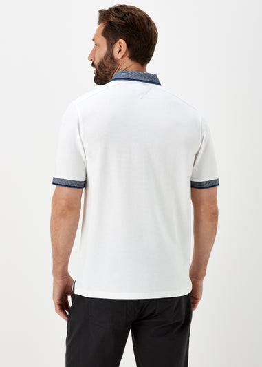 Lincoln White Tipped Polo Shirt