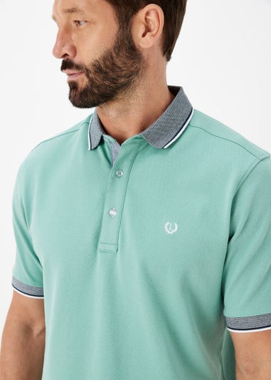 Lincoln Green Tipped Polo Shirt