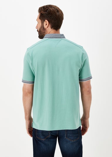 Lincoln Green Tipped Polo Shirt