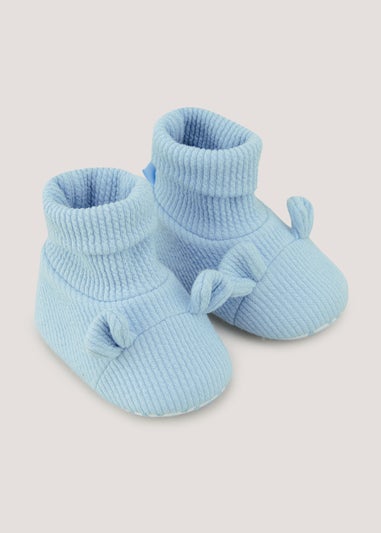 Blue Bunny Soft Sole Baby Sock Booties (Newborn-18mths)