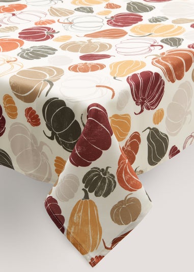 Multicoloured Pumpkin Tablecloth (220cm x 136cm)