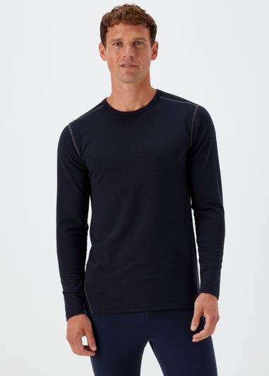 Navy Lightweight Long Sleeve Top