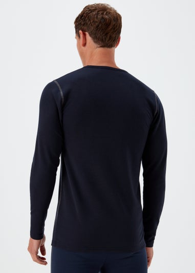 Navy Lightweight Long Sleeve Top - Matalan