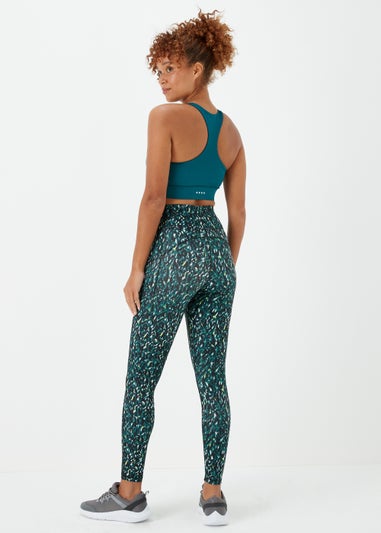 Souluxe Black Dash Longline Sports Leggings - Matalan