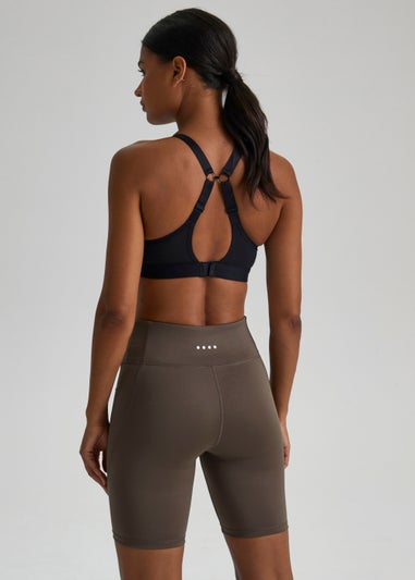 Souluxe Brown Seam Sports Shorts