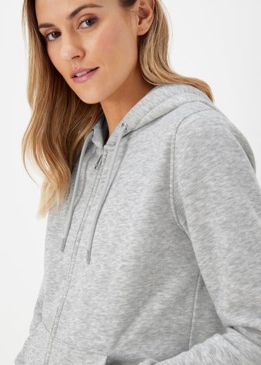 Grey Zip Up Hoodie