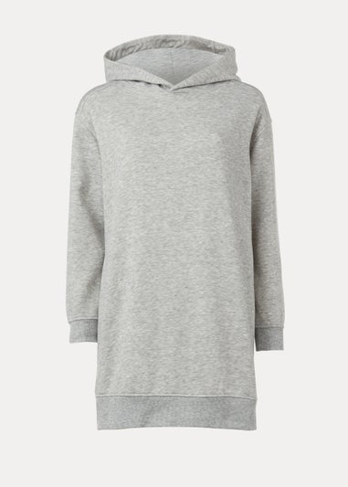 Grey Essential Longline Hoodie