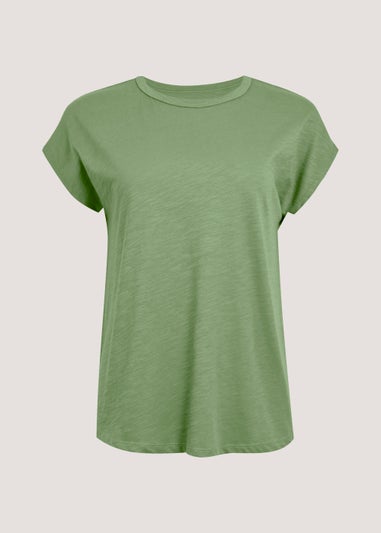 Green Longline T-Shirt