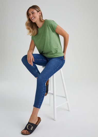 Green Longline T-Shirt