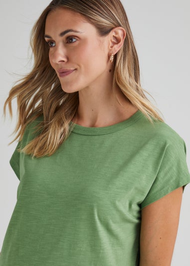 Green Longline T-Shirt