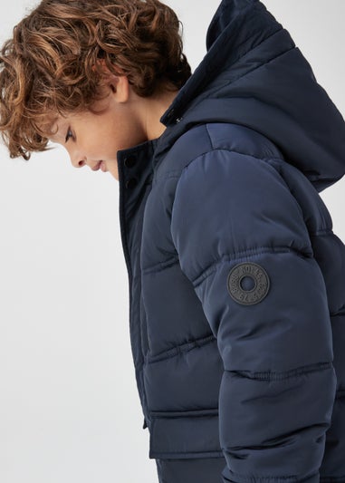 Kids Navy Parka Coat (4-13yrs)