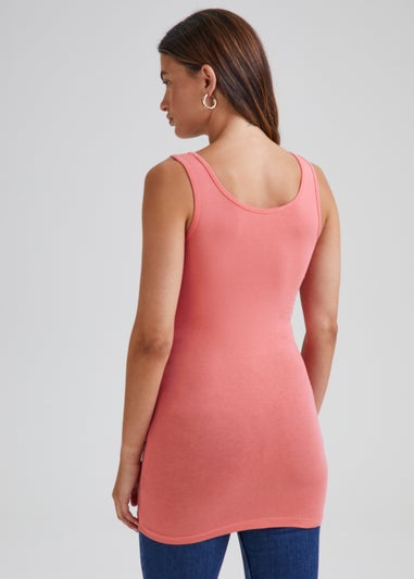 Pink Longline Vest Top