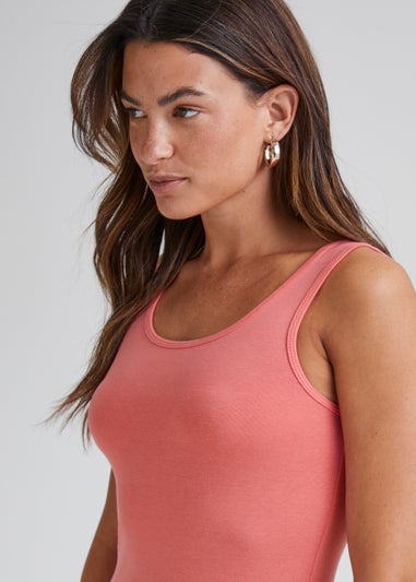 Pink Longline Vest Top