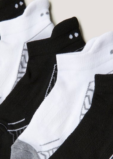 Souluxe 5 Pack Monochrome Trainer Sports Socks