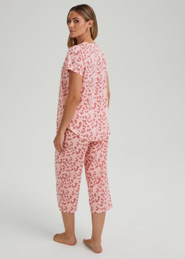 Pink Animal Print Pyjama Set