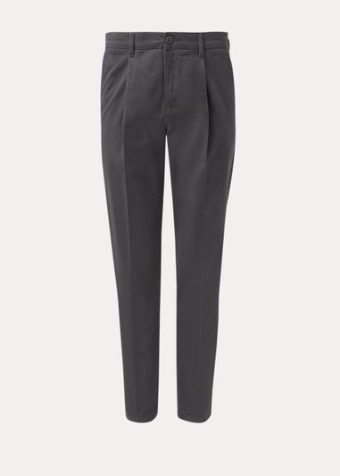 Charcoal Pleated Trousers